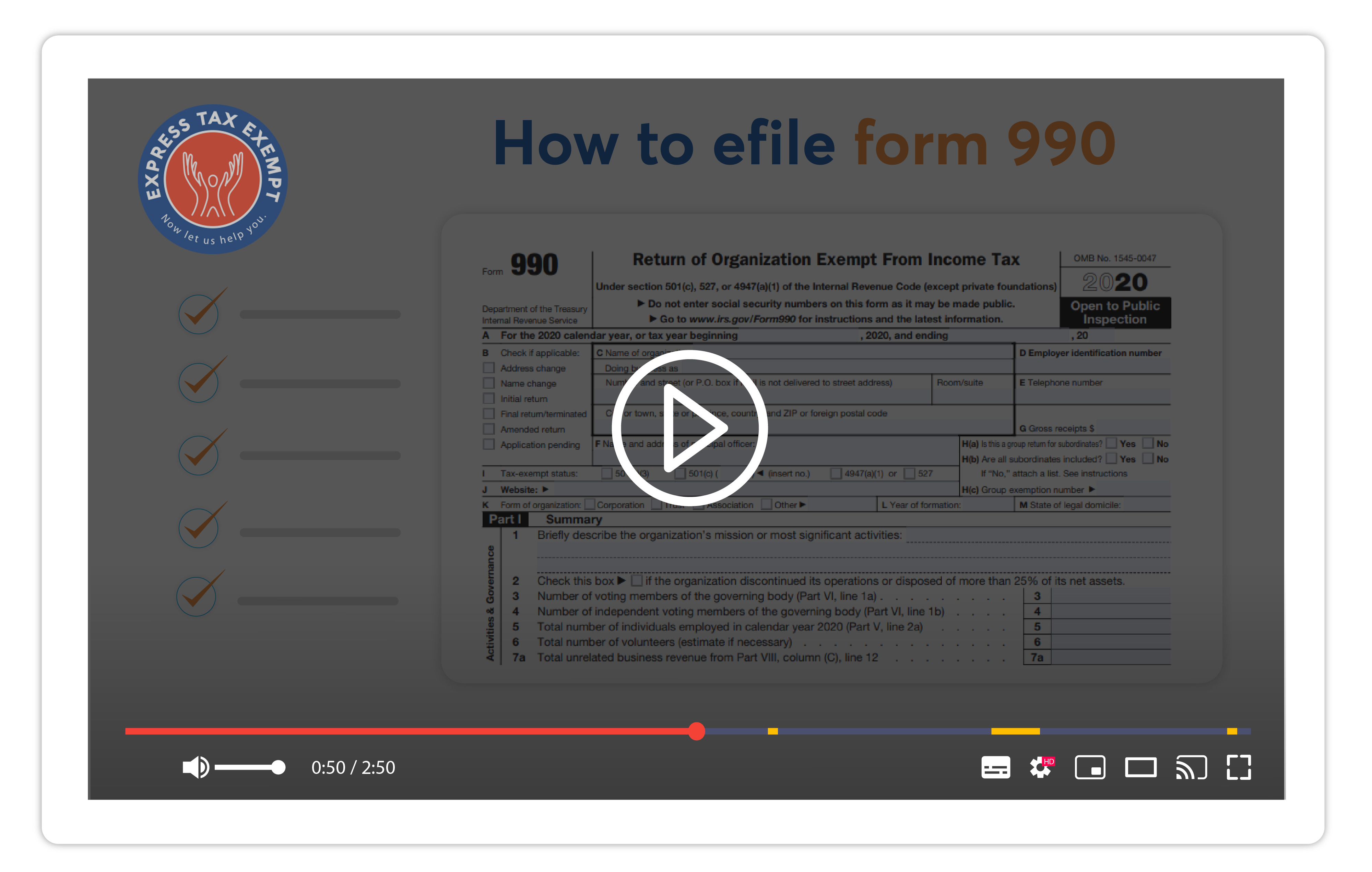 Form 990-N youtube thumbnail
